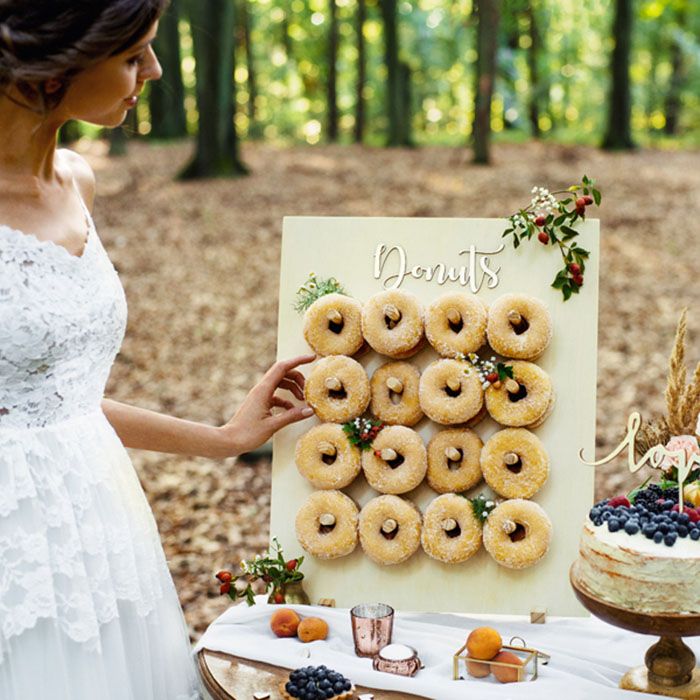 PartyDeko Houten Donut Wall