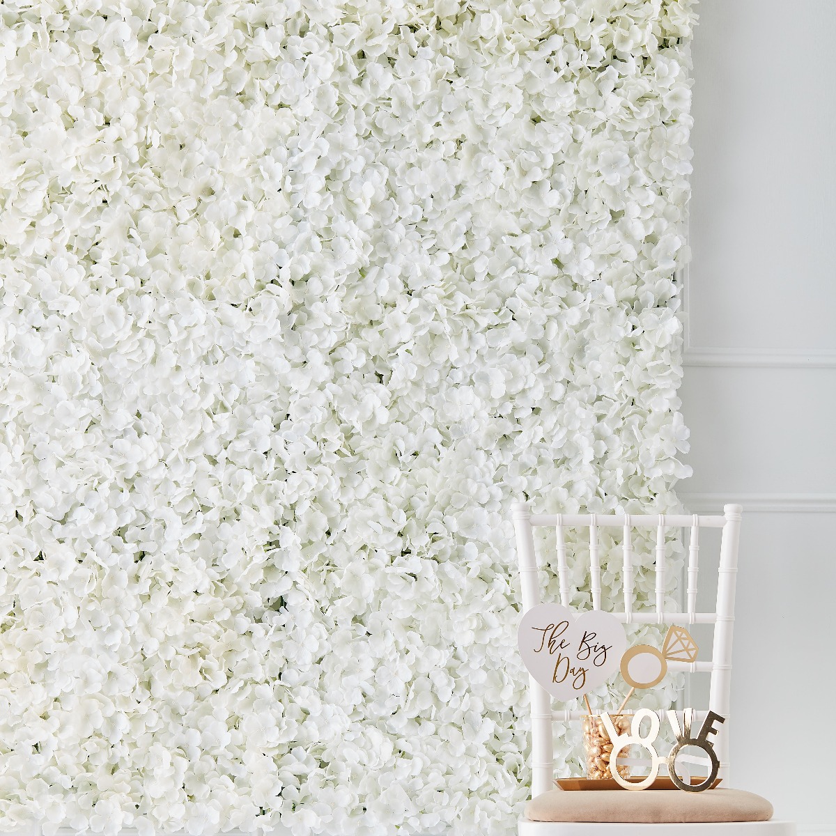 Ginger Ray GO-140 Gold Wedding Bloemen Muur Wit