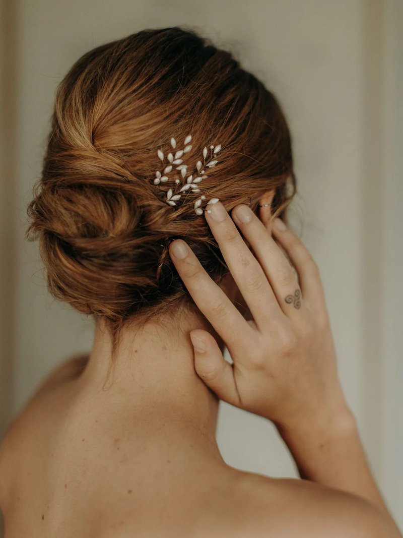 Lizeron Set Diane Haarspelden Parel