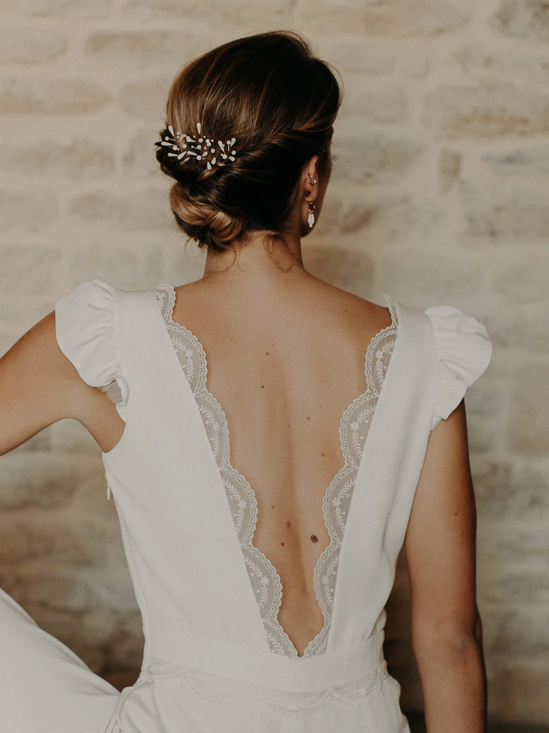 Lizeron Elise Haarspelden Wit