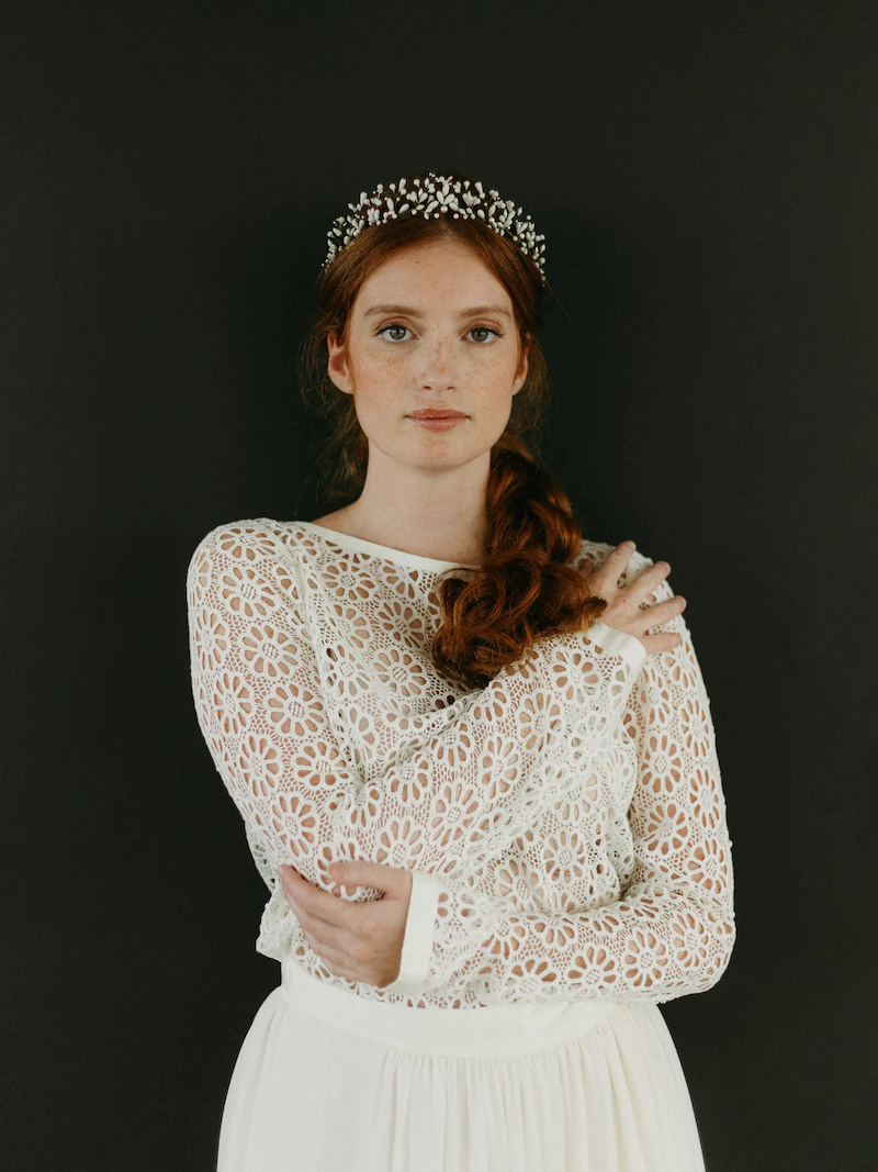 Lizeron Pietra Tiara Wit