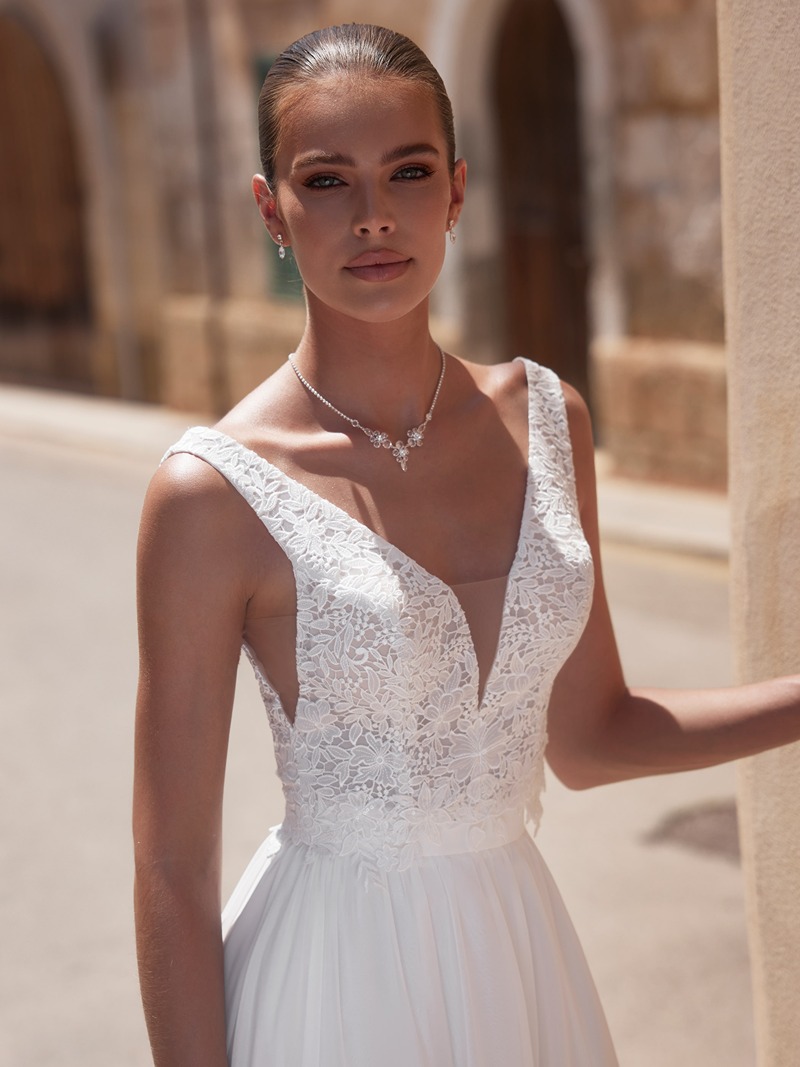 Bianco evento E465 Top | Maat S