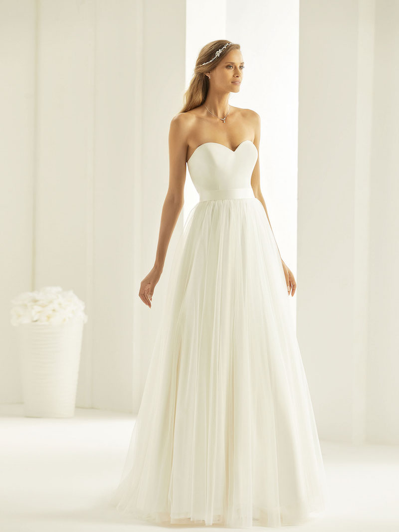 Bianco Evento Mahalia Tule Rok | Maat XL