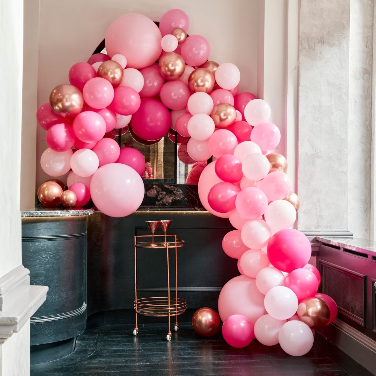Ginger Ray BA 320 Balloon Arch Luxe Roze Ballonnenboog
