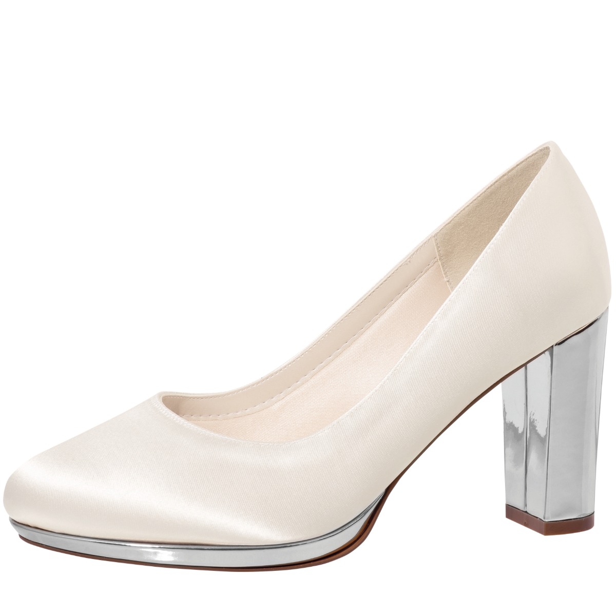 Rainbow Club Clair Bruidsschoenen Zilver | Maat 41