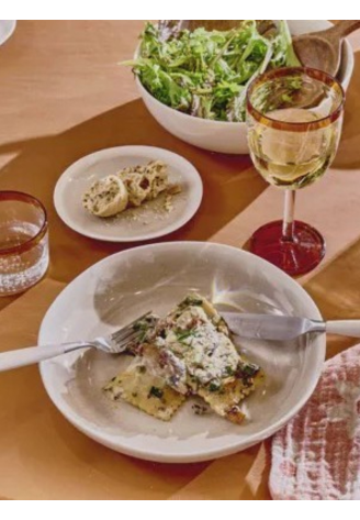 Pomax RENOIR – Bestekset 16-delig 18/10 – Roestvrij staal – Wit