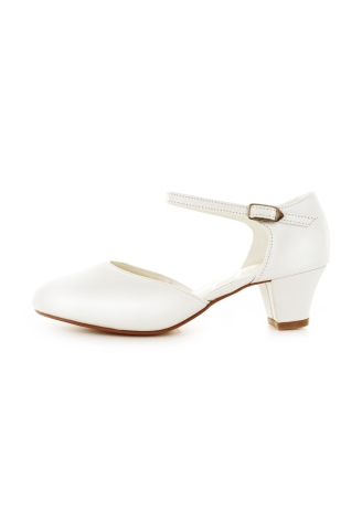 White Lady 850 Offwhite Leer Bruidsschoenen ()