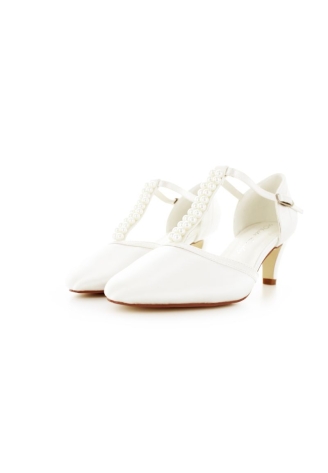 White Lady 877 Ivoor Bruidsschoenen