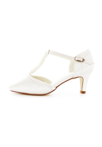 White Lady 877 Ivoor Bruidsschoenen ()