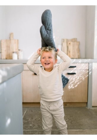 Leeff 18218 Ovenhandschoen Olivia Grijs