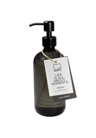 Leeff 18373 Handzeep Glazen Fles - Minty Moments Grijs