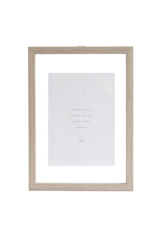 Leeff 18507 Fotolijst Philou A4 - Every day is a day you've never seen before Naturel ()