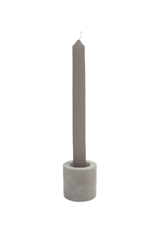 Leeff 18718 Dinerkaarsen Cadeau set Donna Taupe ()
