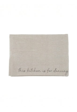 Leeff 18786 Theedoek Karin - This kitchen is for dancing Naturel ()