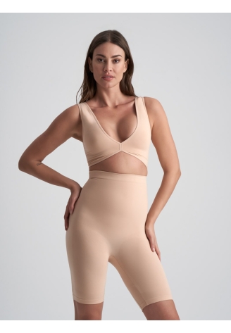 BYE BRA Soft Touch High Waist Short Beigeshort ()