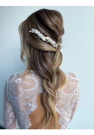 Sally Jane Bridal Celeste HaarKam Zilver ()
