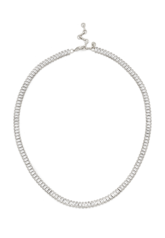 Abrazi Baguette Ketting Zilver ()