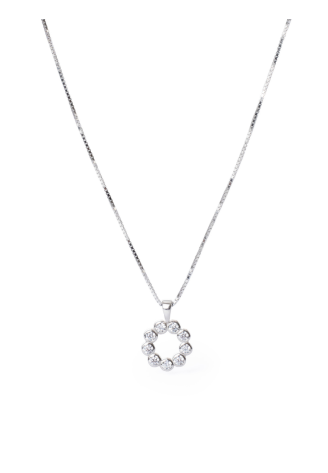 Abrazi Callie Ketting Zilver 42cm ()