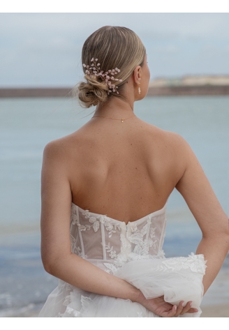 Sally Jane Bridal Lotis Haarspelden Goud ()