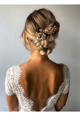 Sally Jane Bridal Lotis Haarspelden Zilver ()