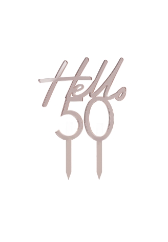 Ginger Ray 'Hello 50' Taarttopper