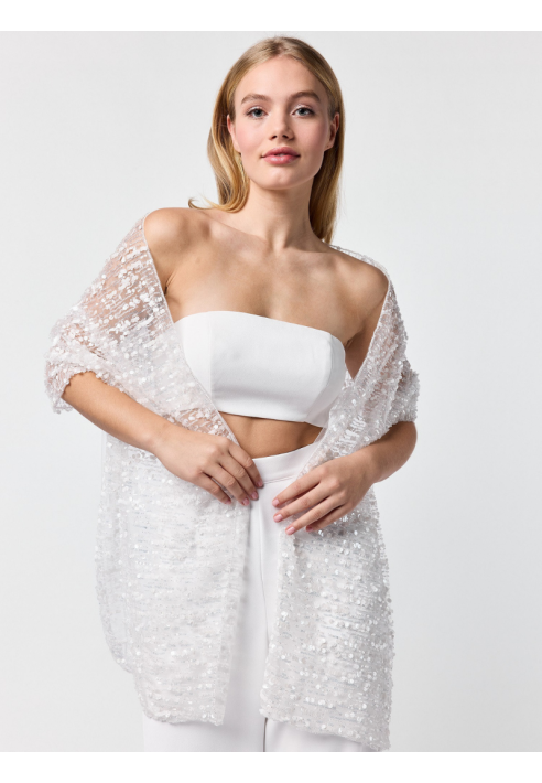 Ivory Stole Camille - ST-75320 ()