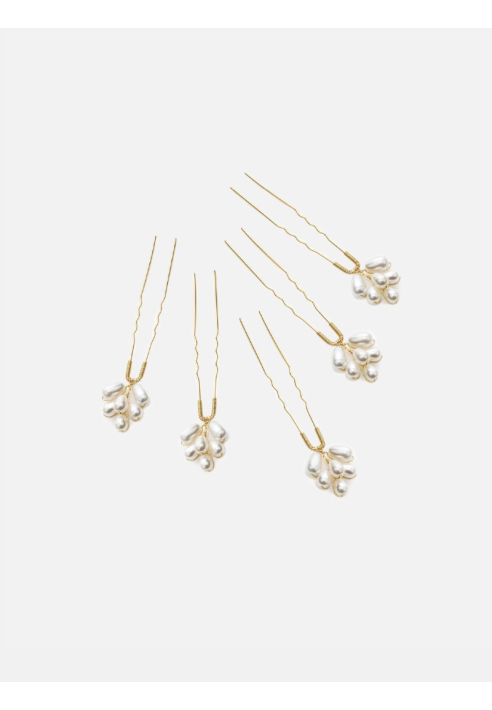 Abrazi Haarspelden Perla Goud ()