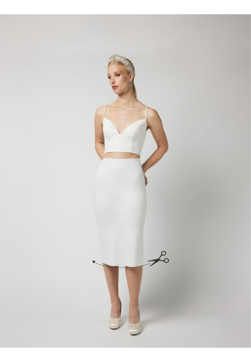 PC76-150J A-lijn ultralichte onderrok – Blush