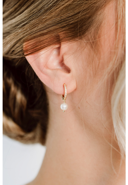 Perlenbräute Anni Oorbellen ()