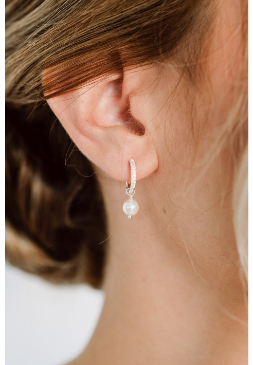 Perlenbräute Anni Oorbellen ()