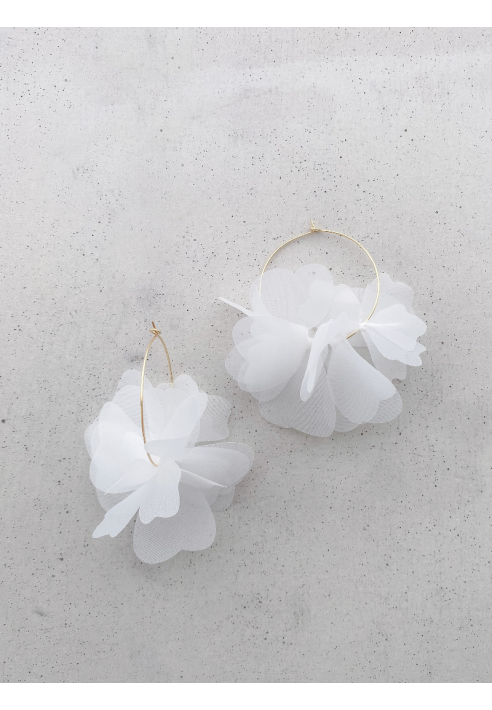 Perlenbräute Flora Oorbellen