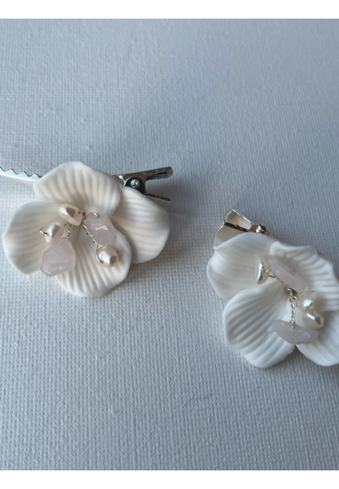 Sally Jane Bridal Fem Haarspelden Zilver