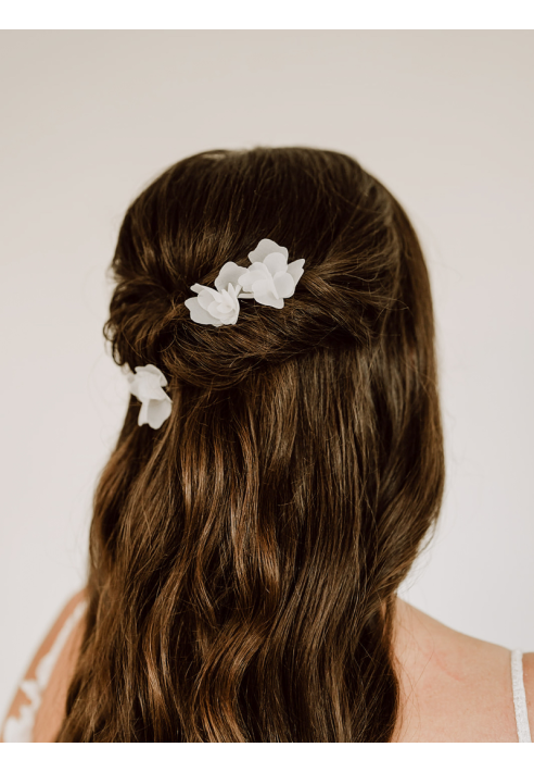 Perlenbräute Flora Haarpinnen ()