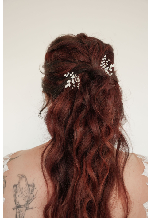 Perlenbräute Gretchen Haarspelden ()