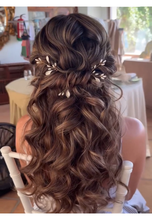 Luna Haarspelden Goud ()