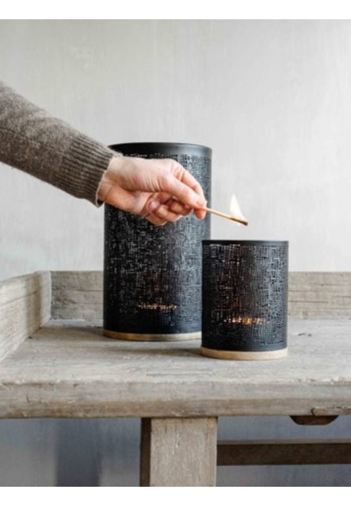 Leeff 18198 Lantaarn Lou L Zwart