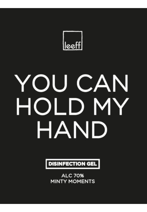 Leeff 18203 Desinfectie Gel - Minty Moments Zwart