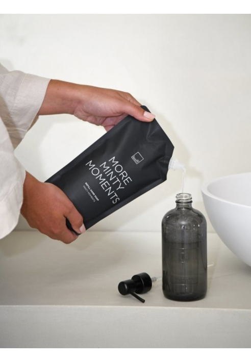 Leeff 18339 Navulling Handzeep Minty Moments - More minty moments Zwart