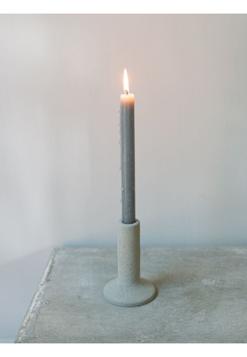 Leeff 18420 Kaarsenhouder L Celeste Grijs