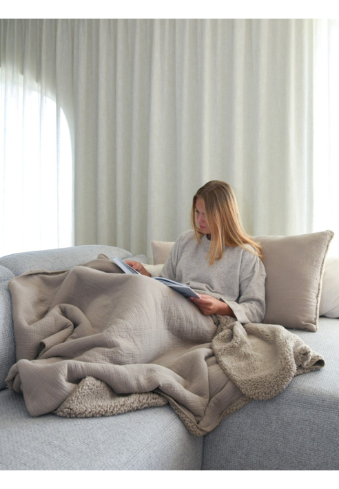 Leeff 18627 Plaid Phileine Taupe