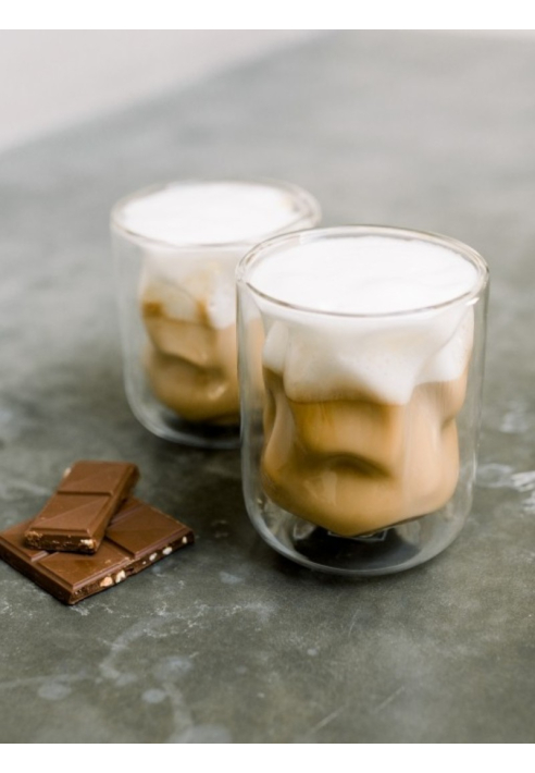 Leeff 18652 Dubbelwandig Drinkglas Daan, set van 2 Doorzichtig ()