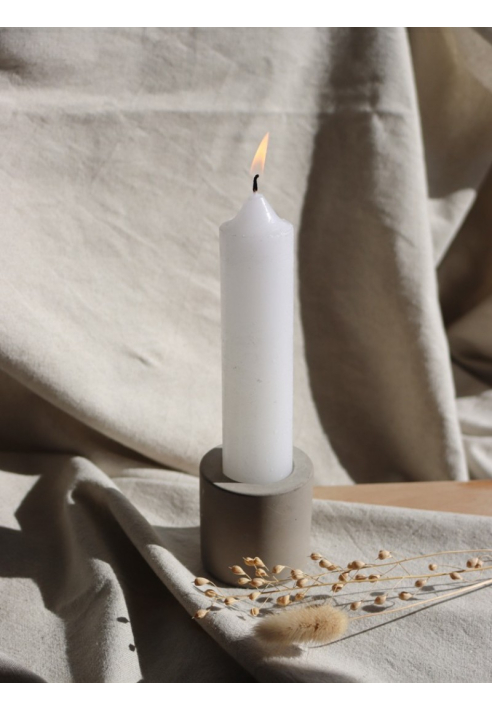 Leeff 18720 Groote Kaarsen Cadeau set Brian Wit