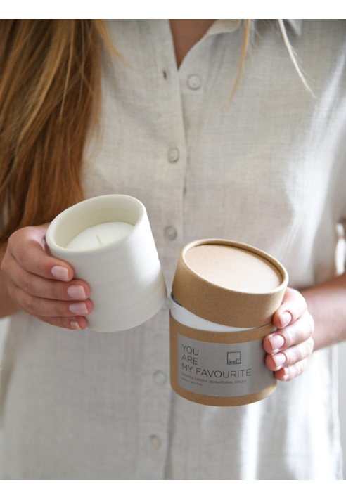 Leeff 18732 Geurkaarsen Sensationele Specerijen - You are my favourite Naturel