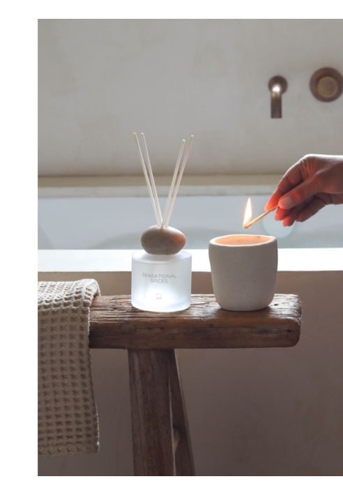 Leeff Geurdiffuser met stenen dop - Kruidige geur ()