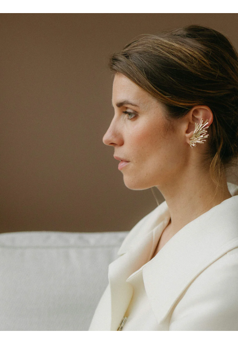 Lizeron Iris Oorbellen paar ()