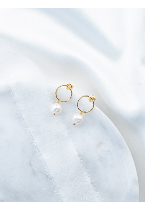 Perlenbräute Toni Oorbellen