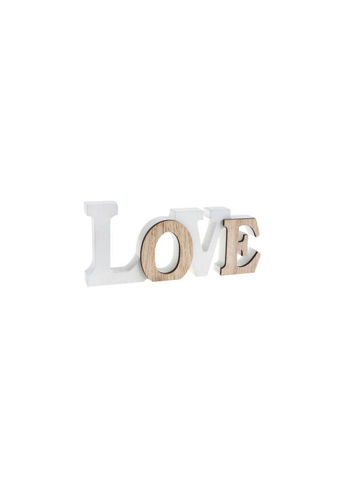 Letters LOVE Stand natural