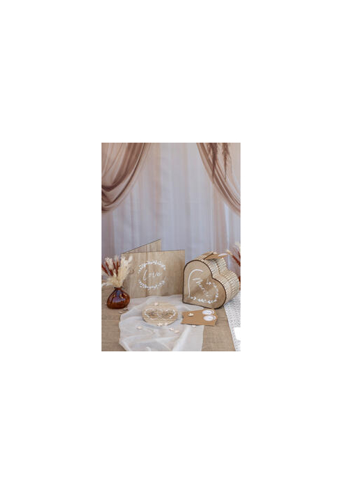 Natural Bruiloft Gelddoos ()