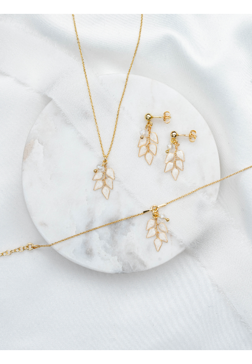 Perlenbräute Lana Sieradenset