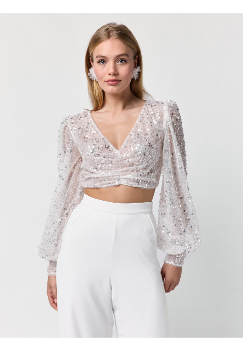 Poirier T-75426 Top | Pailletten ()